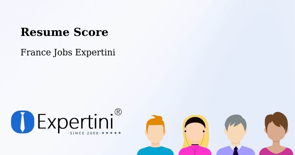 Resume Score & Job Description Match Tool – Aizenay - France Jobs Expertini